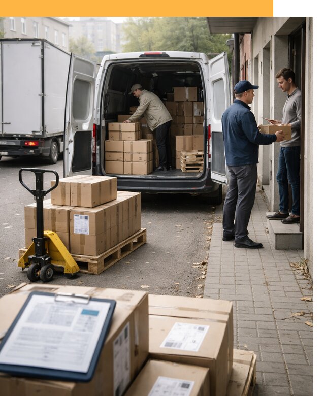 Доставка грузов от двери до двери с таможней от 46139 руб.