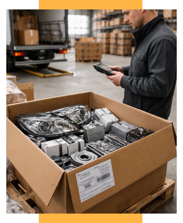 Доставка автозапчастей из Европы под ключ от 12816 р. | СетСервис-Кчк