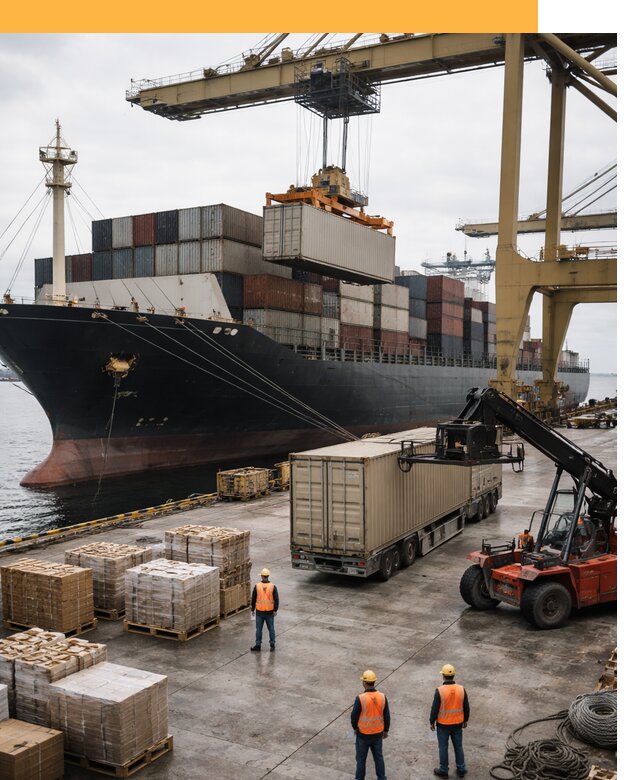 Морские перевозки из Индии: доставка FCL/LCL, таможня от 123036