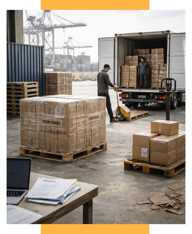 Доставка грузов из Израиля от 15380 р., логистика от СетСервис-Кчк