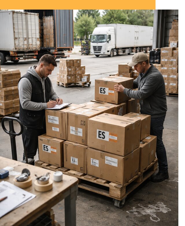 Доставка грузов в Испанию автотранспортом от 35886 руб