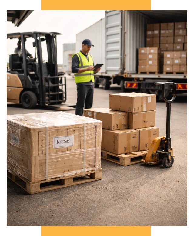 Доставка грузов в Корею из России от 35886 р. | СетСервис-Кчк