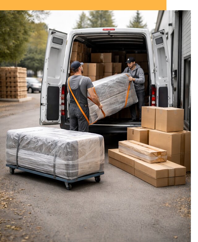 Перевозка мебели по России и за рубеж с таможней от 7690