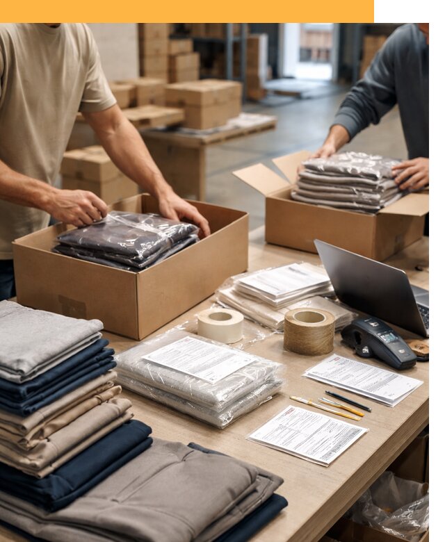 Перевозка одежды по миру от 7690 руб. с таможенным оформлением