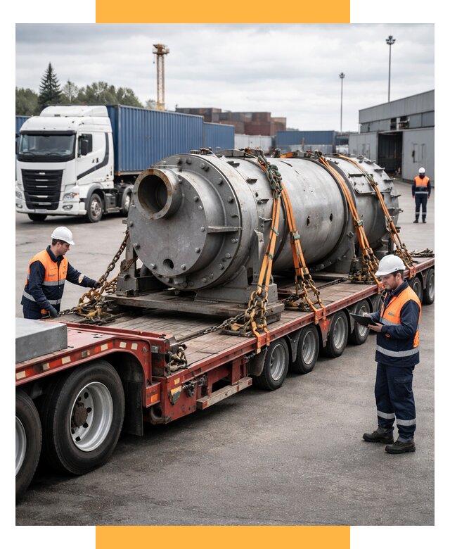 Перевозка тяжеловесных грузов под ключ от 153795 р. | СетСервис-Кчк